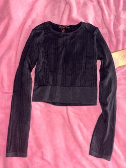Black Long Sleeve Open Back