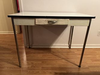 Antique Table w/ enamel top
