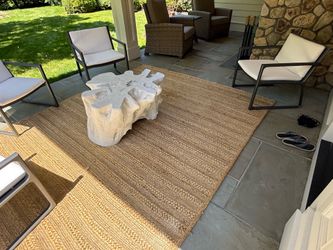 Rh white coffee table