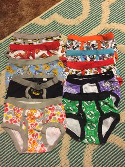 Little boy underwear size 4T run small $5 for all for Sale in Hayward