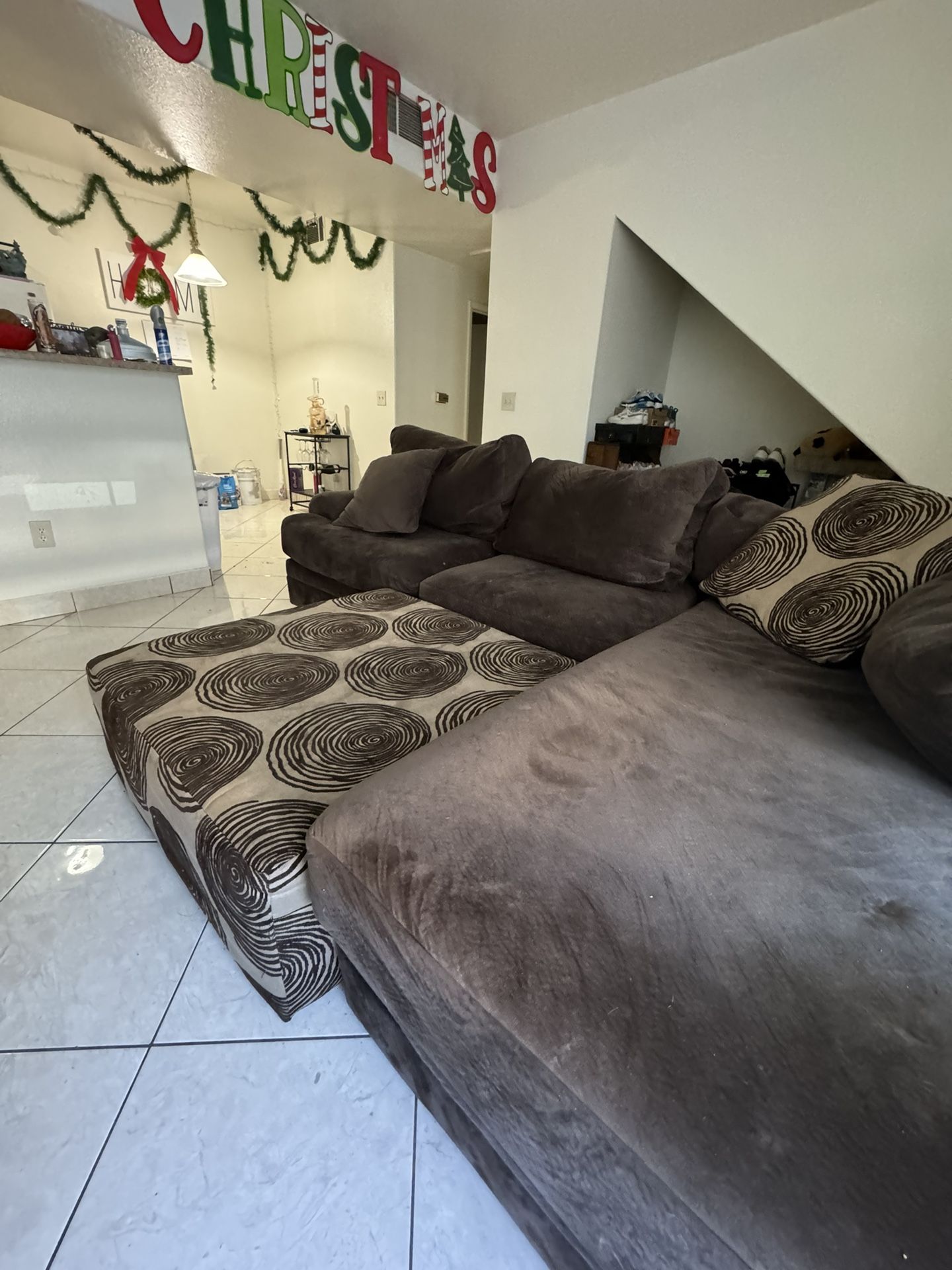 Brown Sectional Couch