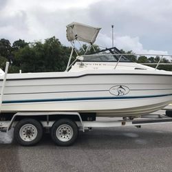 1996 Trophy Bayliner With Cuddy Cabin And Trailer 
