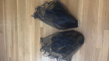 Black veils – Set of 2
