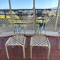 Vintage Brown & Jordan Tamiami Patio Chairs and tables 