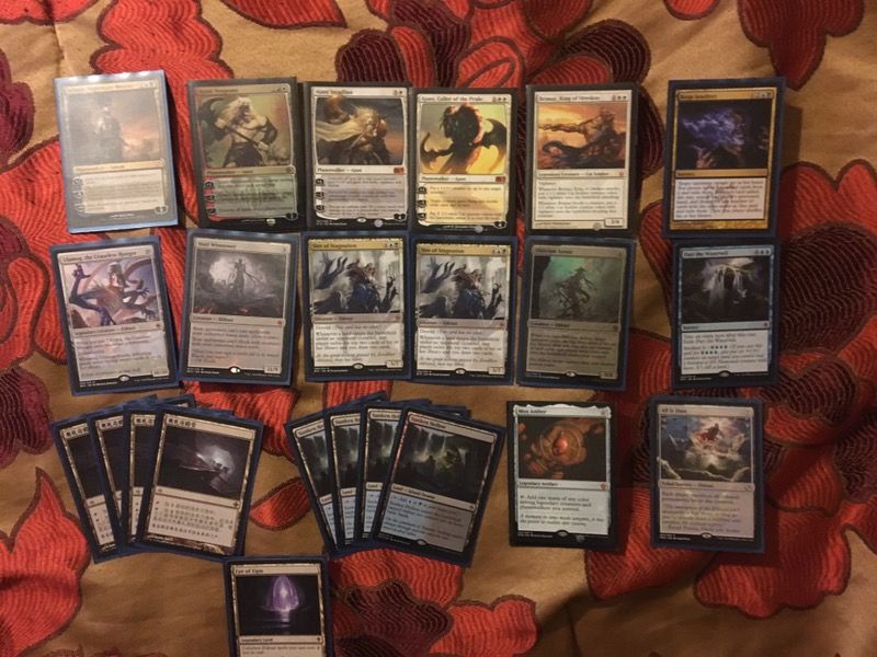 Mythic-rare mtg cards (mostly eldrazi w/ some planeswalkers)