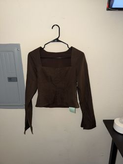 brown corset top 