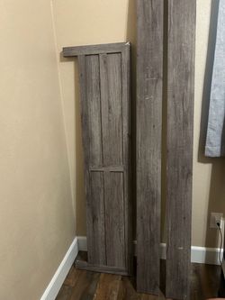 Queen size bed frame +box spring (not pictured)