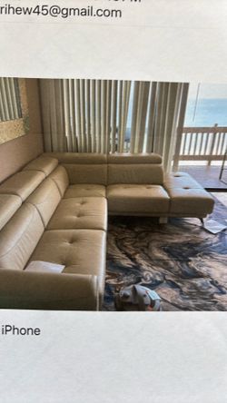 Lexicon sectional L-shaped couch