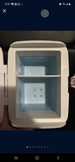 Mini Fridge For Bedroom, Car, Office Desk, Portable 4L/6 can Electric Plug In Cooler &Warmer