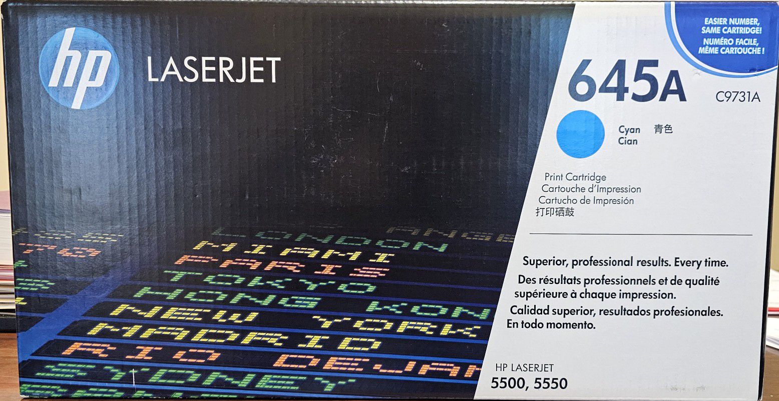 New Sealed Genuine HP LaserJet 645A 