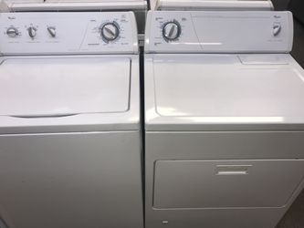 Set washer and dryer Gaz whirlpool