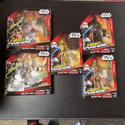 Hero Mashers 5 pack - 2015 Hasbro - Disney - Star Wars  