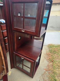 Free 6 Chairs table leaf buffet cabinet