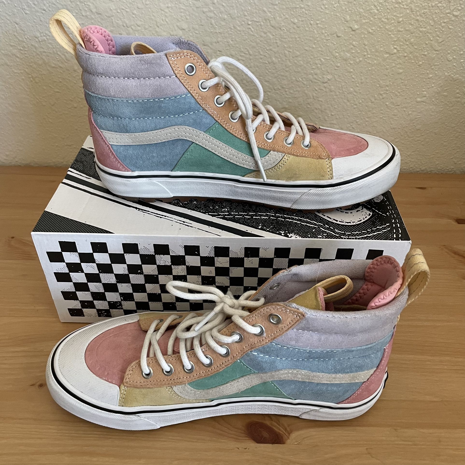 Vans Sk8-Hi MTE 2 DX Pastel Rainbow Colorblock Sneakers