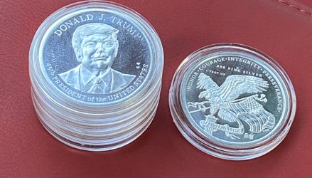 Donald Trump 1oz .999 Fine Silver Round  -  Last One***