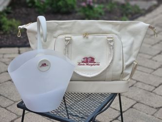 Santa Margherita Weekender Bag and Matching Wine Holder  (New, Never Used)