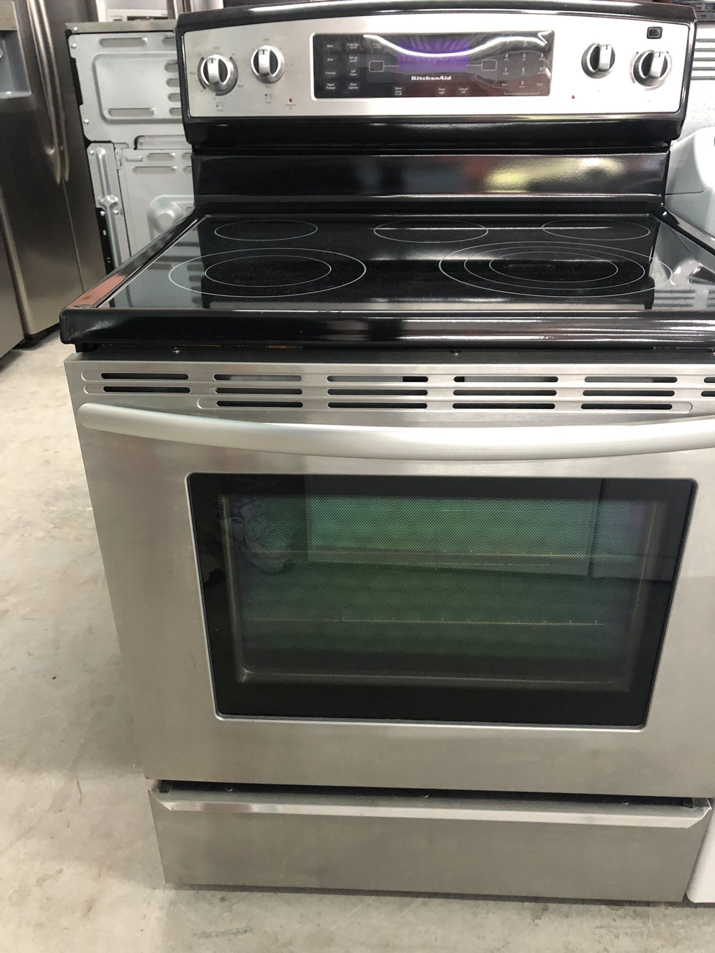 Kitchen Aid 5 Burner Convection Range