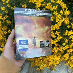 Oppenheimer Steelbook Blu Ray Christopher Nolan WW2 History