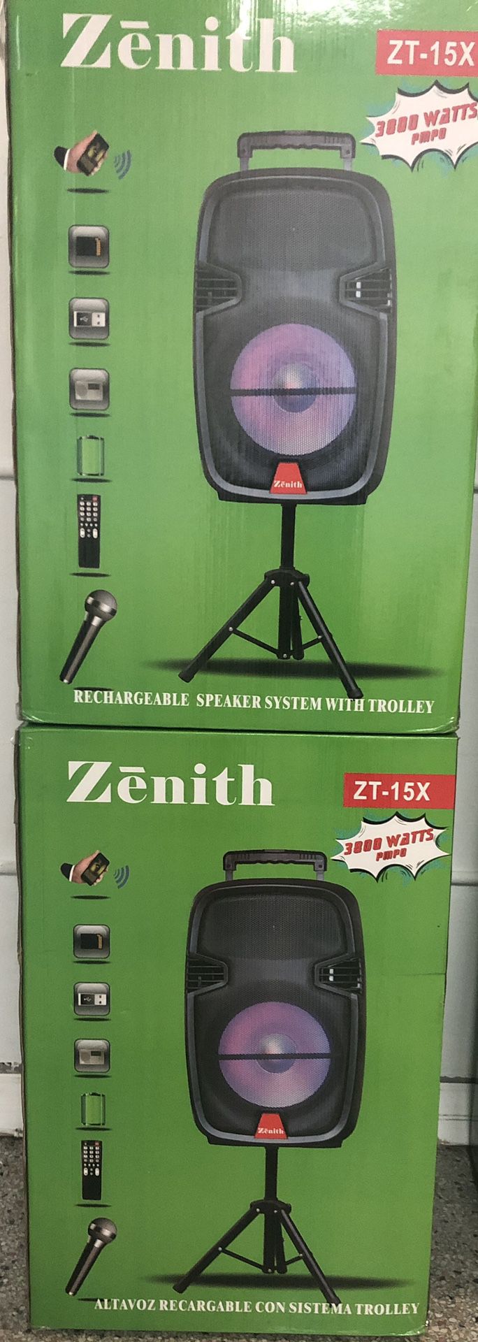 Zenith speakers karaoke