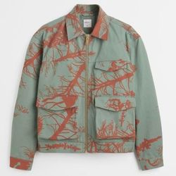 H&M EDITION COTTON TWILL JACKET SIZE X-LARGE