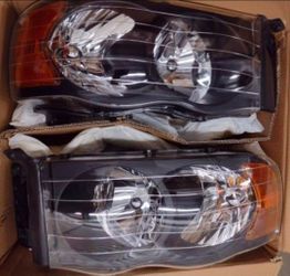 02-05 Dodge Ram Headlights Faros Calaveras Micas Luces Lamps