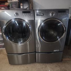 Samsung front load washer and dryer