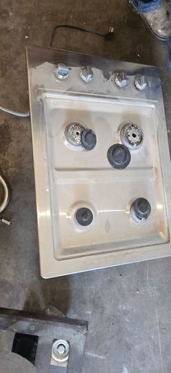 Stainless Steel 5-Burner Gas Cooktop