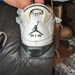 White Air Jordans-Used. Size 12