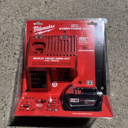 Milwaukee M18 5.0 Battery And Charger