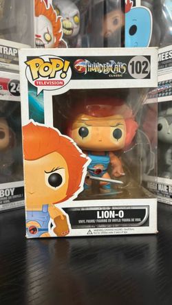 Lion o and panthro funko pops