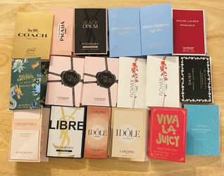 New Perfume Lot Sample Travel Size Authentic High End Designer 18 Lot 1