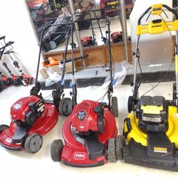 Self Popelled Toro  $300.     Dewalt 20v SELF POPELLED $200 Tool Only 