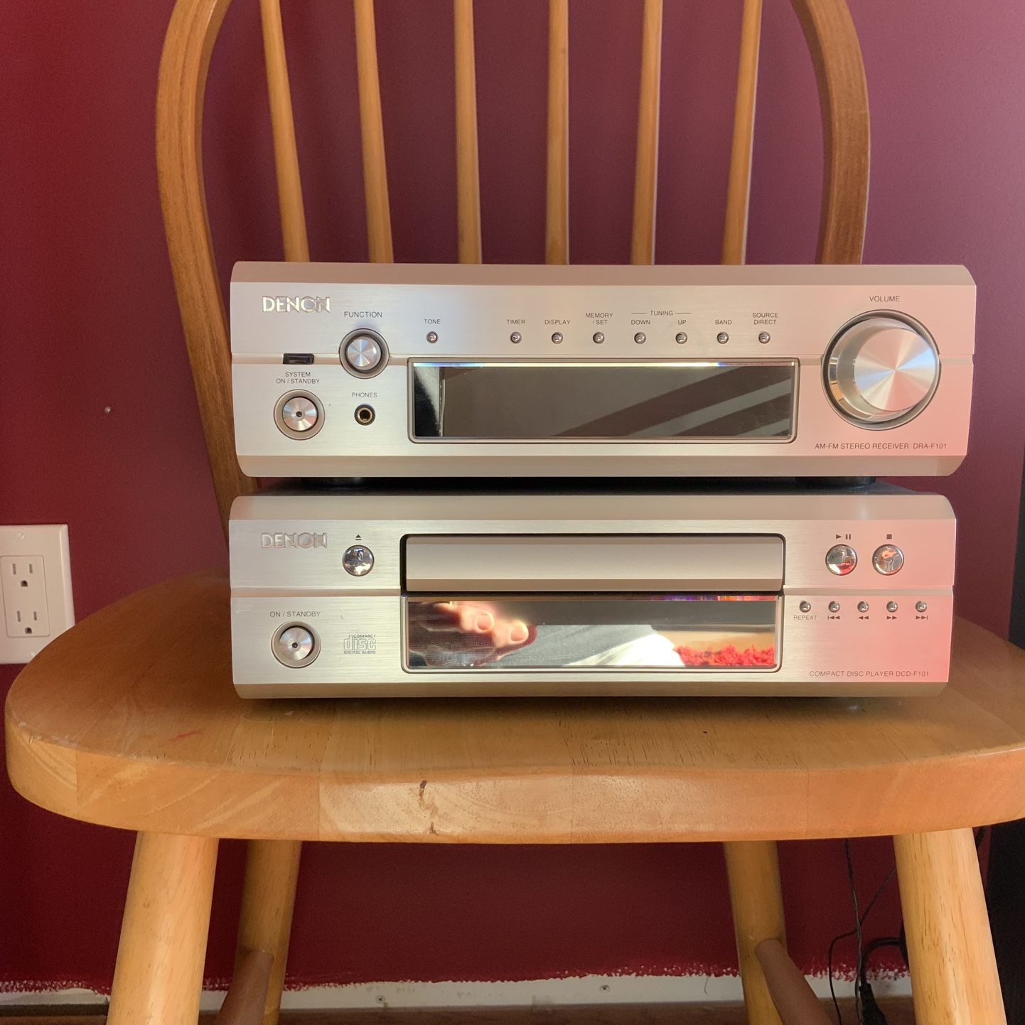 Denon DRA-F101 Receiver and DCD-F101 CD Player for Sale in Seattle