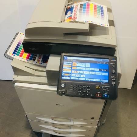 RICOH MP C401SR Color Laser Printer Copier Scanner & Fax ALL in ONE