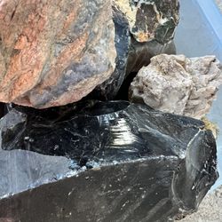 Various Crystals Large And Small 