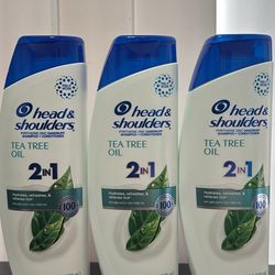 Head & Shoulders Tea Tree Oil 2-in-1 Shampoo and Conditioner - 3 Pack