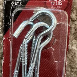 Ceiling Hooks - 5 pack - 40 lbs max weight