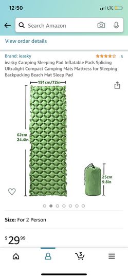 Blow up sleeping mat