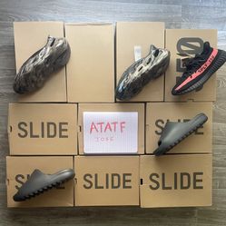 Adidas Yeezy Slides And Foam Runners 