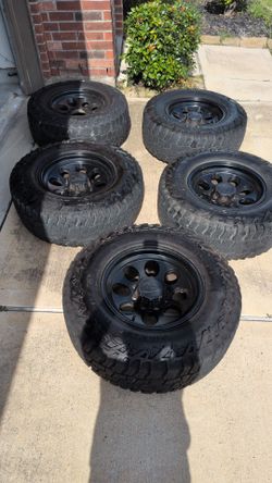 5x Alloy Ion - 171 (Black) HD wheels/tires