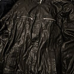 Leather Jacket.  Men's Size Medium 