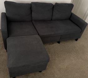 Walsunny L-Shaped Sectional Sofa with Reversible Chaise