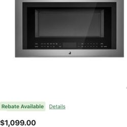 JennAir JMV8208CS 30 Inch Wide 2 Cu. Ft. 1000 Watt Over the Range Microwave Stainless Steel 