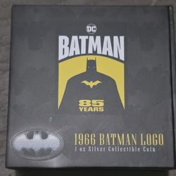 2024 Niue 1 oz 0.999 Fine Silver Coin 1966 Batman Logo 85 Years Batman 1939