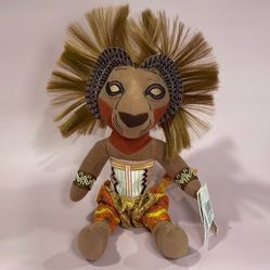 Disney The Lion King Simba Broadway Musical Theatre, Plush Soft Toy NWT EC 12” 