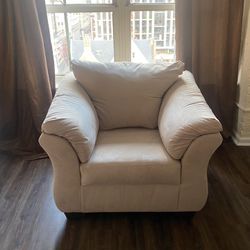 Like new standard sofa and oversized chair set