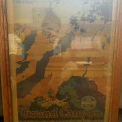 Oscar M. Bryn Vintage Grand Canyon Poster