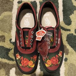 Size 11 Supreme X Vans X Jean Paul Burgundy