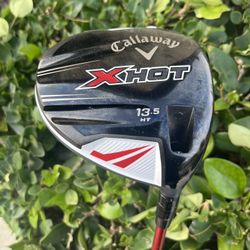 MINT CALLAWAY XHOT GOLF DRIVER 13.5 HL ADJUSTABLE LOFT W $299 CUSTOM ORDER FUJIKURA SPEEDER NX RED GRAPHITE REGULAR 