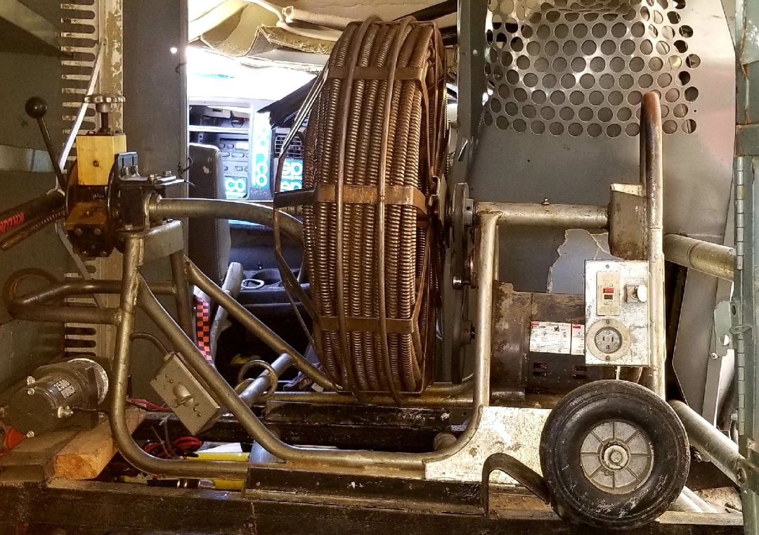 Sewer machine!!!! Gorlitz machine and lift ramp looks new
